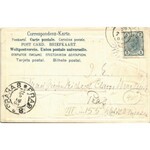 1905 Dobbiaco, Toblach-Cortina (Südtirol); Abfahrtsstelle der k.k. Postmessagerie / Departure point of the post carts...