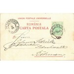 1899 (Vorläufer) Bucuresti, Bucharest, Bukarest; Salutari din Romania, Domnita Balasa, Teatrul National...