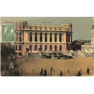 1921 Bucuresti, Bucharest, Bukarest; Cercul Militar / military club, Restaurant Modern. TCV card (crease...