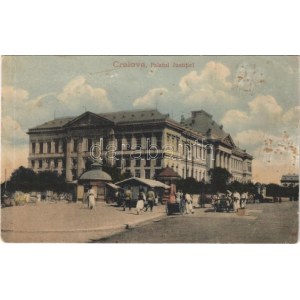 1918 Craiova, Királyi; Palatul Justitiei / palace of justice, market (Rb)