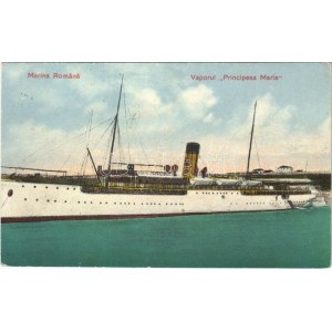 1926 Marina Romana, Vaporul Principesa Maria / Romanian steamship