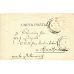 1905 Román bélyegek és címer. Dombornyomott litho / Romanian stamps and coat of arms...