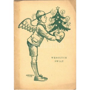 Wesolych Swiat / Cserkész karácsonyi üdvözlet / Hungarian scout Christmas greeting s: Márton L. (EK...