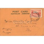 1935 Victoria, Australian Jamboree Frankston. Greetings! Scout postcard / Ausztrál Cserkész Jamboree + So. Stpl (EK...