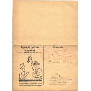 1933 Öregem! Az igazi jó cserkész és utcai cipők csak Ternóczky-nál vannak! Ternóczky János 'Sport üzeme. Budapest...