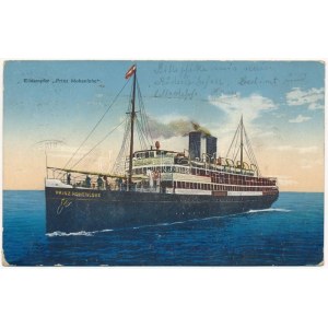 1915 Eildampfer Prinz Hohenlohe / SS Prinz Hohenlohe Austro-Hungarian cargo ship. G. C. Pola 1915. + K.u.K...