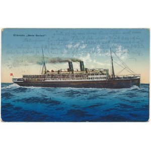 Eildampfer Baron Gautsch / SS Baron Gautsch Austro-Hungarian passenger ship. G. Costalunga Pola 1914/15. + K.u.K...
