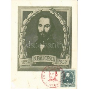 1852-1952 Nicolae Balcescu. CM (Carte Maximum) (EK)