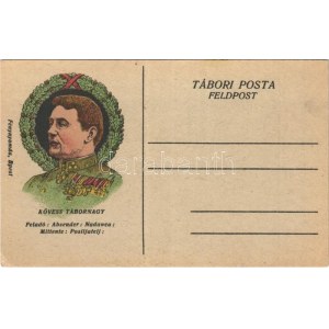 Kövess Tábornagy. Tábori posta / K.u.K. Feldpost / WWI Austro-Hungarian military art postcard...