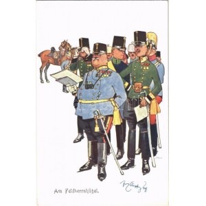 Am Feldherrnhügel. K.u.K. Militärhumor / Osztrák-magyar katonai humor / Austro-Hungarian military humour. B.K.W.I. 441...