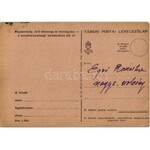1943 Boldog Újévet! Tábori Postai Levelezőlap...