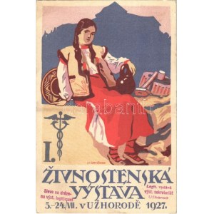 1927 I. Zivnostenská Vystava v Uzhorode / I. Vásár Kiállítás Ungváron / 1st Trade Fair Exhibition in Uzhhorod. Lit...