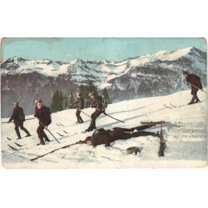 Síbaleset, téli sport / Ski accident, winter sport (EK)