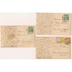 1908 Szerelem a borospincében - 7 db régi képeslap / Love in the wine cellar - 7 postcards