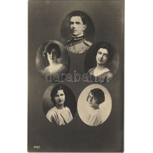 Umberto II of Italy and his sisters. Ballerini & Fratini 125.