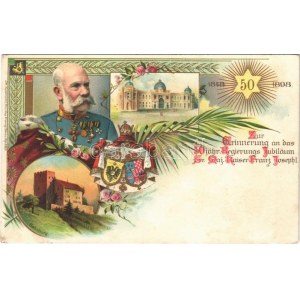 1848-1898 Zur Erinnerung an das 50 jähr. Regierungs Jubiläum Sr. Maj. Kaiser Franz Josef I. ...
