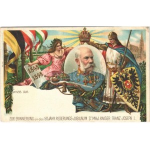 1848-1898 Zur Erinnerung an das 50 jähr. Regierungs Jubiläum Sr. Maj. Kaiser Franz Josef I. ...