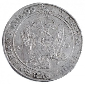 1599K-B Tallér Ag Rudolf Körmöcbánya (28,50g) T:2-,3 javított / Hungary 1592K-B Thaler Ag Rudolf Kremnitz (28,50g...