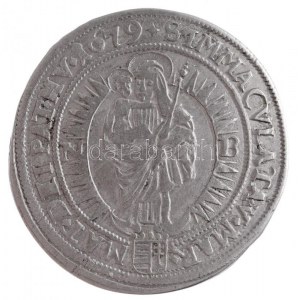 1679N-B 15kr Ag I. Lipót Nagybánya (5,53g) T:2- / Hungary 1679N-B 15 Kreuzer Ag Leopold I Baia Mare (5,53g) C...