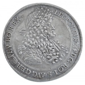 1693K-B Tallér Ag I. Lipót Körmöcbánya (28,35g) T:2,2- kis ph., patina / Hungary 1693K-B Thaler Ag Leopold I...