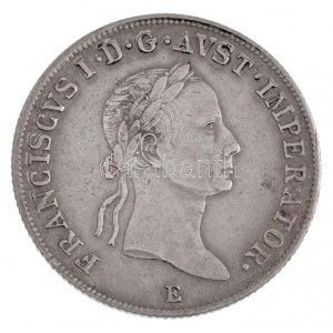 1835E 20kr Ag I. Ferenc Gyulafehérvár (6,64g) T:2 / Hungary 1835E 20 Kreuzer Ag Franz I Alba Iulia (6,64g) C...