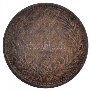 1892KB 1f Br Körmöcbánya (1,70g) T:1- apró ph. / Hungary 1892KB 1 Fillér Br Kremnitz (1,70g) C...