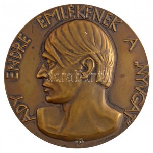 Beck Ötvös Fülöp (1873-1945) 1928. Ady Endre emlékének a 'Nyugat' / 'Repülj hajóm..... Rajtad a holnap hőse'...