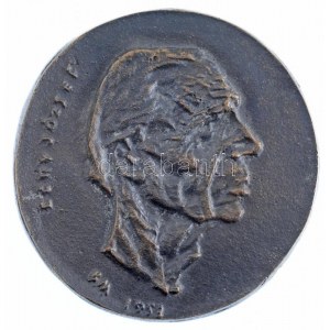 Borsos Miklós (1906-1990) 1958. Egry József egyoldalas öntött Br emlékérem (208,66g/86-88mm) T:2 / Hungary 1958. ...