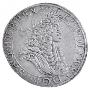 Ausztria 1671. Tallér I. Lipót Bécs (28,30g) T:2,2- kis anyaghiba / Austria 1671. Thaler Leopold I Vienna (28,30g...