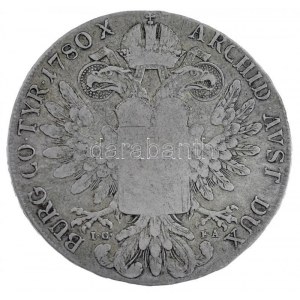 Ausztria 1780IC-FA Tallér Ag Mária Terézia Bécs (27,84g) T:2-,3 patina / Austria 1780IC-FA Thaler Ag Maria Theresia...
