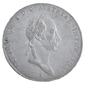 Ausztria 1826A Tallér Ag II. Ferenc Bécs (28,07g) T:2,2- apró ph. / Austria 1826A Thaler Ag Franz II. Vienna (28...