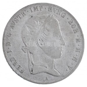 Ausztria 1846A Tallér Ag I. Ferdinánd Bécs (27,98g) T:2,2- kis ph. / Austria 1846A Thaler Ag Ferdinánd Vienna (27...