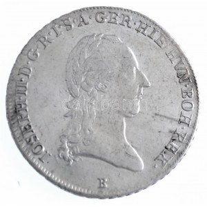 Osztrák Németalföld 1788B 1/4 Koronatallér Ag II. József (7,34g) T:2,2- juszt. / Austrian Netherlands 1788B 1...