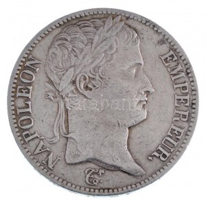 Franciaország 1811A 5Fr Ag I. Napóleon Párizs (24,83g) T:2- kis ph. / France 1811A 5 Francs Napoleon I Paris (24...