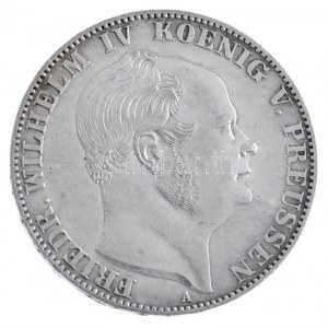 Német Államok / Poroszország 1859A Tallér Ag IV. Vilmos Frigyes Berlin (18,56g) T:1- / German States ...