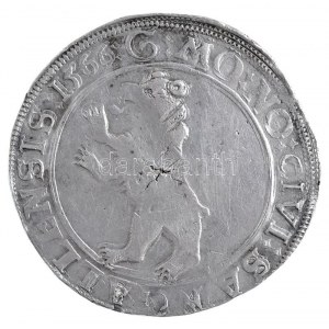 Svájc / Sanct Gallen 1566. Tallér Ag (28,36g) T:3 durva ph., ü. / Switzerland / Sanct Gallen 1566. Thaler Ag (28,36g) C...