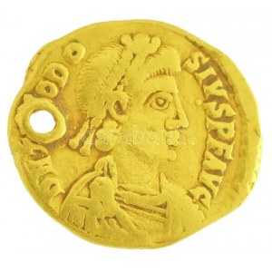 Római Birodalom / Ravenna / II. Theodosius 423. Tremissis Au (1,45g) T:3 ly. / Roman Empire / Ravenna ...