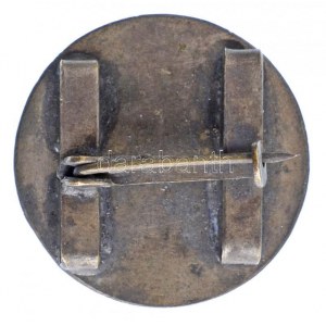 ~1930. Cserkészjelvény ezüstözött Br jelvény (30mm) T:2,2- / Hungary ~1930. Boy's Scout badge silvered Br badge ...