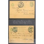 Díjjegyes levelezőlap gyűjtemény az 1867-es kiadástól az 1960-as évekig, összesen 77 db levelezőlap gyűrűs berakóban ...