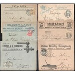 1900-1918 18 db céges küldemény, cég logóval, reklámmal, változatos anyag / 1900...