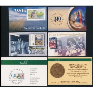 1995-2000 6 klf bélyegfüzet (13.500) / 6 different stamp booklets