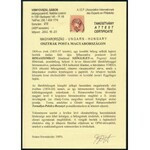 ~1855 Levél 6kr C.M. okmánybélyeggel bérmentesítve levélbélyeg helyett / Cover with 6kr fiscal stamp RIMASZOMBAT...