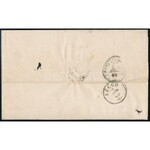 1868 3 x 5kr levélen Olaszországba / on cover SISSEK - Lecco