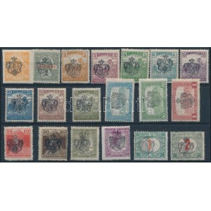 1919 19 klf bélyeg / 19 different private stamps