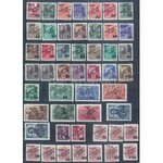 Ungvár II. 1945 48 bélyegből álló összeállítás (2.248.000) / 48 stamps. Signed, Certificate: Bodor ...