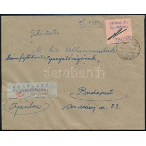 1945 (1. díjszabás) ZAGYVAPÁLFALVAI PROVIZÓRIUM...