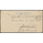 1945 (3. díjszabás) Németországból, a Bergen bei Celle-i magyar táborból érkezett levél Budapestre, itt Kisegítő 1P 12...