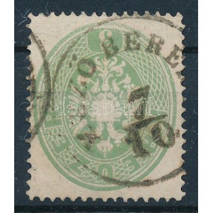 1863 3kr zöld / green MEZÖ BERÉ(NY)