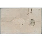 1863 5kr + 10kr lépcsőzetesen ragasztva levélen / on cover KASCHAU - Pest