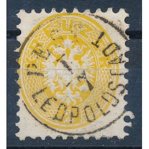 1864 2kr sárga / yellow PEST / LEOPOLDSTADT